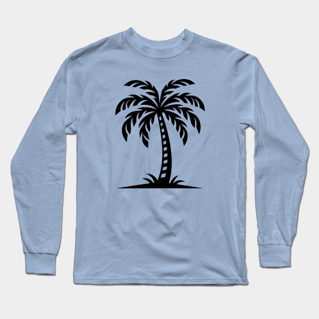 Palm Tree Long Sleeve T-Shirt by KayBee Gift Shop